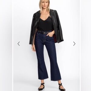 Johnny Was‎ Women's Marseille Baby Boot Jeans 26 Marcheeta NWT Dark Wash Tencel